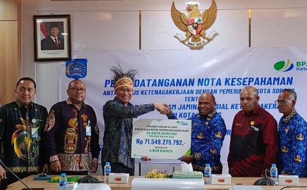 Klaim BPJS Ketenagakerjaan di Sorong Capai Rp71,5 Miliar, MoU Jadi Penguat Sinergi