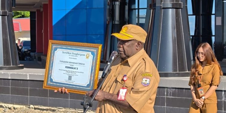 Pemkab Mansel Raih Peringkat Tiga Kinerja Pengelolaan DFDD di Papua Barat