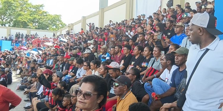 Stadion Bewela Sesak, Duel Ekibisi Tim Sorong Raya VS Persipura