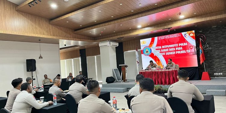 Ditpamobvit Polda Papua Barat Daya Gelar Bimtek bagi Pamobvit Jajaran Polres