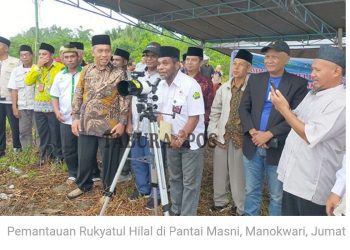 Pemantauan Hilal Awal Ramadhan 1447 Hijriah di Wilayah Papua Dilakukan Sore Ini
