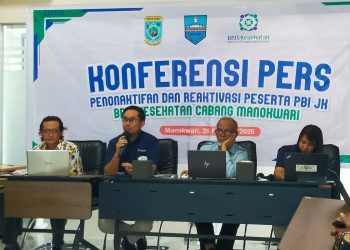 72.985 Peserta JKN Segmen Penerima Bantuan Iuran di Papua Barat Dinonaktifkan