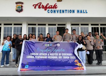 Pastikan Persiapan Lomba Pesparawi Nasional XVI Tahun 2026, Karo Ops Polda Papua Barat Pimpin Kunjungan dan Simulasi Venue