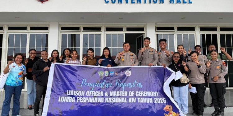 Pastikan Persiapan Lomba Pesparawi Nasional XVI Tahun 2026, Karo Ops Polda Papua Barat Pimpin Kunjungan dan Simulasi Venue