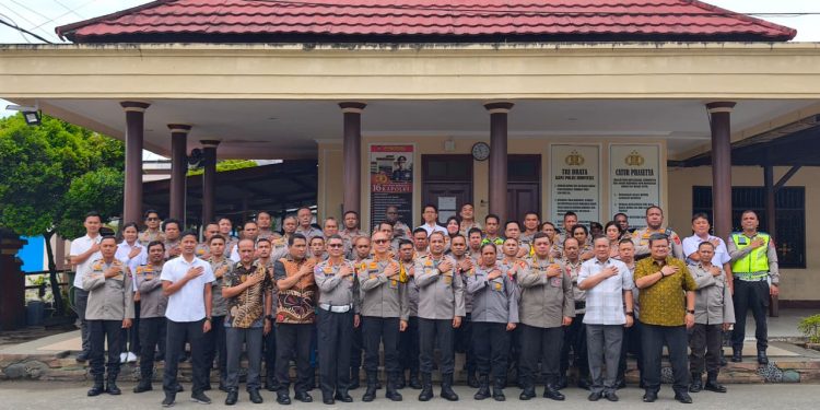 Dukung Profesionalitas Kerja Personel, Kapolda Papua Barat Kunjungan Kerja ke Polresta Manokwari