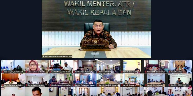 Penyelesaian Berkas Layanan Pertanahan, Wamen Ossy Tegaskan Target Progresif di Akhir Maret 2026