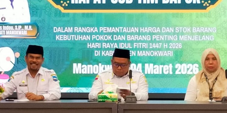 Wabup Manokwari Minta Sub Tim Bapok Optimalkan Koordinasi Antipasi Keterlambatan Bongkar Muat dan Distribusi Barang