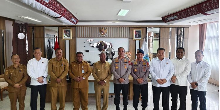 Hadapi Sejumlah Isu Strategis, Pemprov dan Polda Papua Barat Pererat Kolaborasi