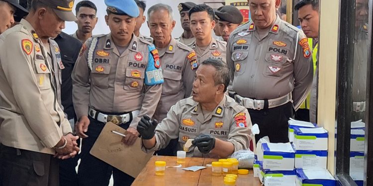 Tes Urin, Seluruh Personel Polres Tambrauw Dipastikan Bebas Narkoba