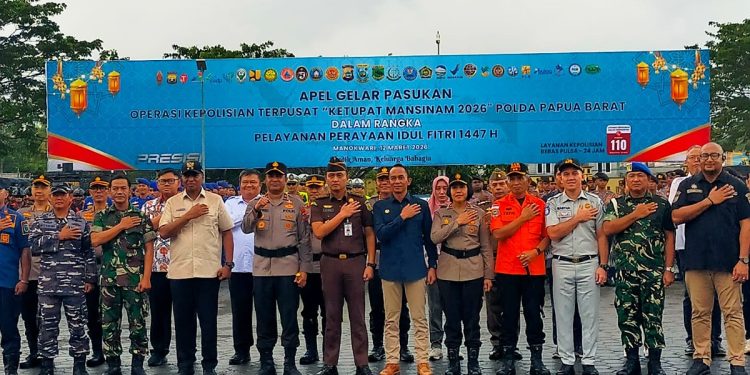 Operasi Ketupat Mansinam 2026, Patroli Rumah Kosong Jadi Salah Satu Fokus Pengamanan Polda Papua Barat
