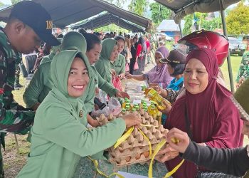 Tindaklanjut Perintah Mabes TNI, Kodim 1808/Mansel Gelar Bazar Ramadhan