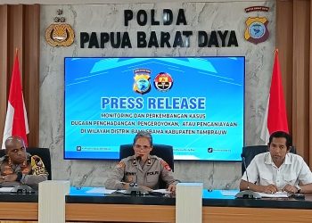 Polda PBD Kirim 60 Personel Brimob Pertebal Keamanan Pasca Insiden Penyerangan Warga Sipil di Tambrauw