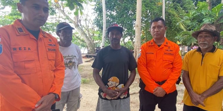 Ops SAR Berhasil Temukan Seorang Nelayan yang Mengalami Mati Mesin Dalam Keadaan Selamat
