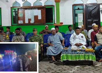 Bupati Bernard Lepas Pawai Takbir Keliling di Ransiki Sambut Idul Fitri 1447 H