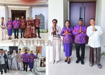 Gubernur Dominggus Hadiri Open House, Pererat Silaturahmi Hari Raya Idul Fitri 1447 H