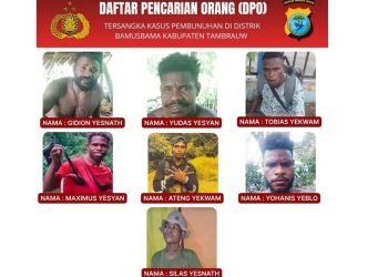 Polres Tambrauw Terbitkan DPO 7 Tersangka Pembunuhan Dua Tenaga Kesehatan