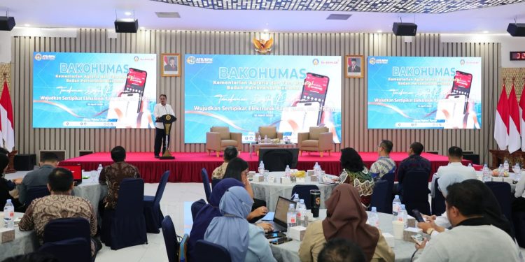 Buka Forum Bakohumas 2026, Sekjen ATR/BPN Tekankan Penyamaan Persepsi dalam Implementasi Sertipikat Elektronik