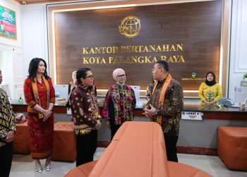Wamen Ossy Tinjau Kantah Kota Palangkaraya: Ingin Layanan Pertanahan Semakin Memudahkan Masyarakat