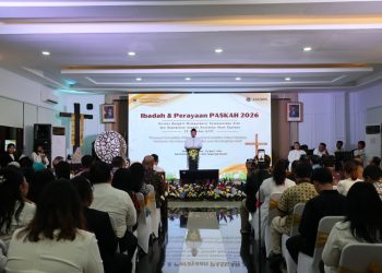 Hadiri Perayaan Paskah Kementerian ATR/BPN, Menteri Nusron: Paskah Membangun Semangat Kebangkitan Bangsa