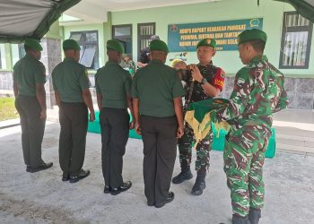 27 Personil Kodim 1808/Mansel Naik Pangkat