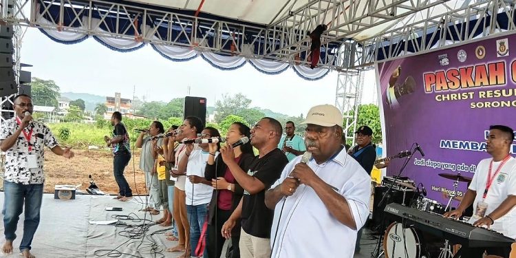 Gubernur Elisa Kambu Tinjau Persiapan Paskah Oikumenis 2026