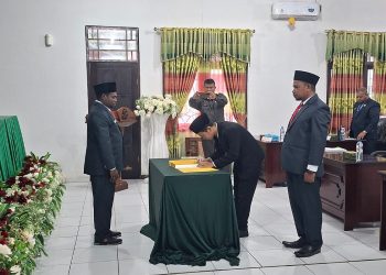 La’Mango Resmi Jadi Anggota DPRK Mansel Melalui Mekanisme PAW