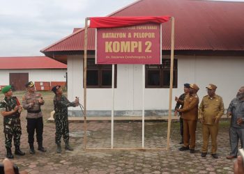 Kompi 2 Bataylon A Brimob Polda Papua Barat Dikukuhkan Bermarkas di Mansel