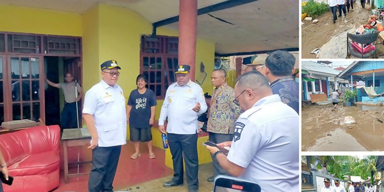 Pemkab Manokwari dan BWS Tinjau Lokasi Banjir di Wosi