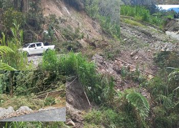 Bupati dan OPD Tinjau Longsor di Jalan Menuju Distrik Mokwam