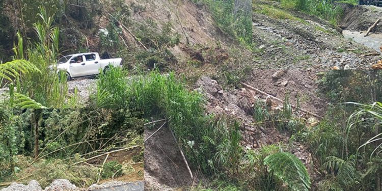 Bupati dan OPD Tinjau Longsor di Jalan Menuju Distrik Mokwam