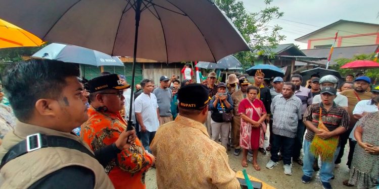 Dituntut Ganti Rugi Ulayat Huntara, Bupati Hermus: Bayar Sesuai Prosedur