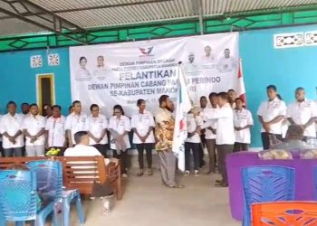 Perkuat Struktur, Perindo Lantik 14 DPC Se-Kabupaten