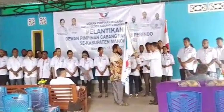 Perkuat Struktur, Perindo Lantik 14 DPC Se-Kabupaten
