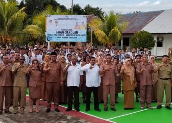 Buka Ujian Sekolah SMA/SMK, Kadis Pendidikan Teluk Bintuni Ingatkan Anak Didik Jaga Integritas