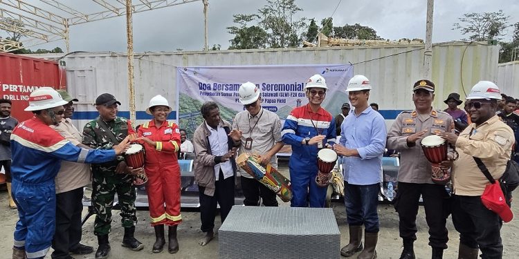 Upacara Adat Iringi Pengeboran Sumur SLW-F2X dan SLW-F3X di Salawati Kabupaten Sorong