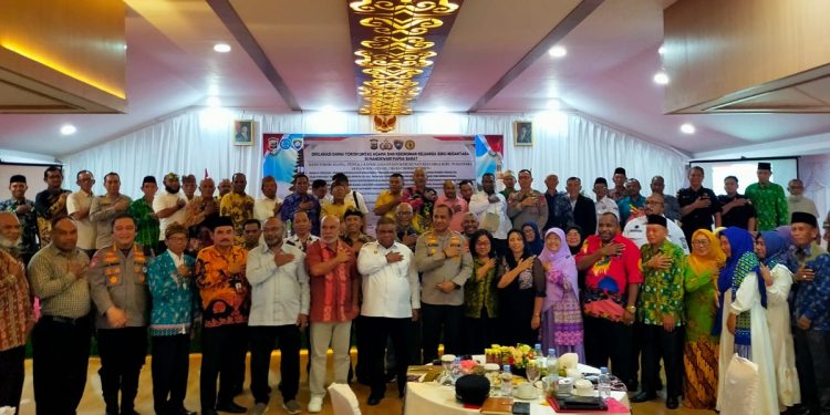 Tokoh Agama dan FKKSN Deklarasi 5 Poin Ini Jaga Kedamaian Papua Barat