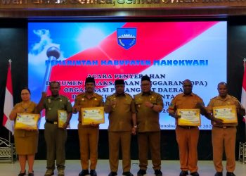 58 OPD dan UPTD di Lingkup Pemkab Manokwari Terima DPA 2026