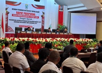 Sampaikan LKPj di DPR, Gubernur Ungkap Realisasi PAD Papua Barat 2025 Capai 92,93 Persen