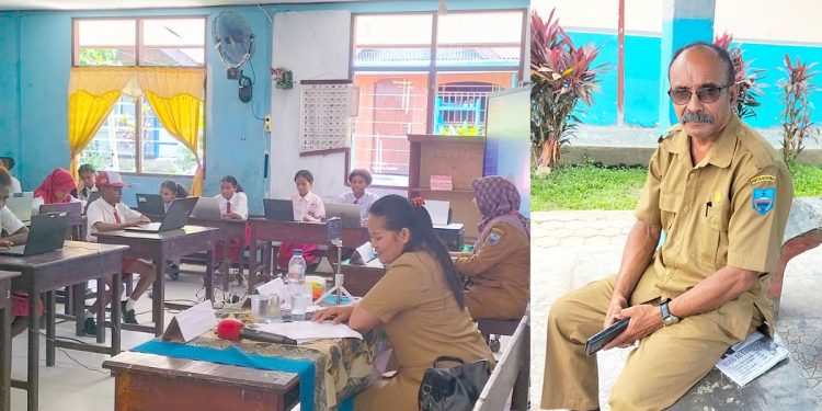 TKA di SD Negeri 06 Sowi Berjalan Lancar