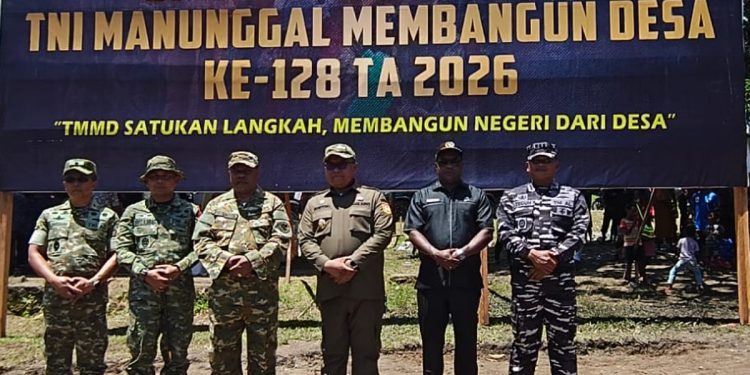 TMMD Ke-128 Fokus Bangun Kampung Tanah Rubuh