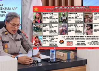 Polisi Buru 7 DPO Penembakan Dua Prajurit Marinir di Maybrat