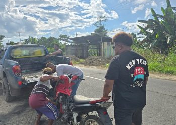 Tim Macan Gunung Polres Teluk Bintuni Amankan Pelaku Curanmor di SP 5