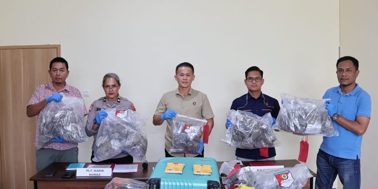 Ditresnarkoba Polda PBD Beruntun Ungkap Kasus Narkoba di Pelabuhan Sorong