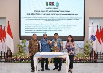 Kementerian ATR/BPN dan KPK Jadikan Sulut Lokasi Percontohan Transformasi Pelayanan Publik di Bidang Pertanahan