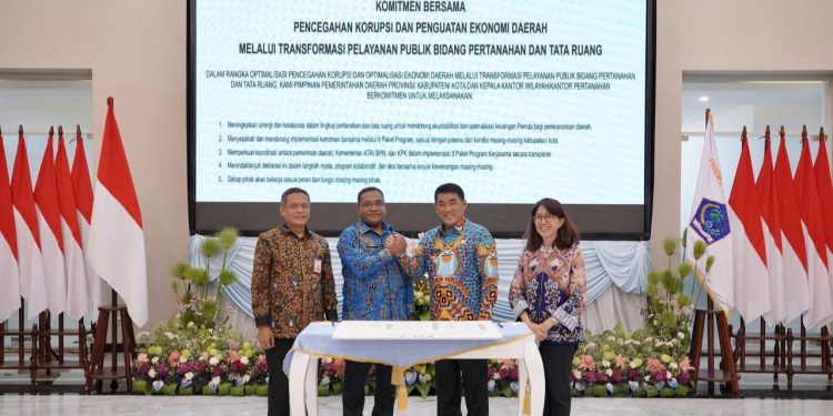 Kementerian ATR/BPN dan KPK Jadikan Sulut Lokasi Percontohan Transformasi Pelayanan Publik di Bidang Pertanahan