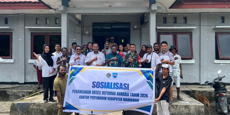 Kantah Manokwari Sosialisasikan Penanganan Akses Reforma Agraria, Berdayakan Aset Tanah Penerima Manfaat