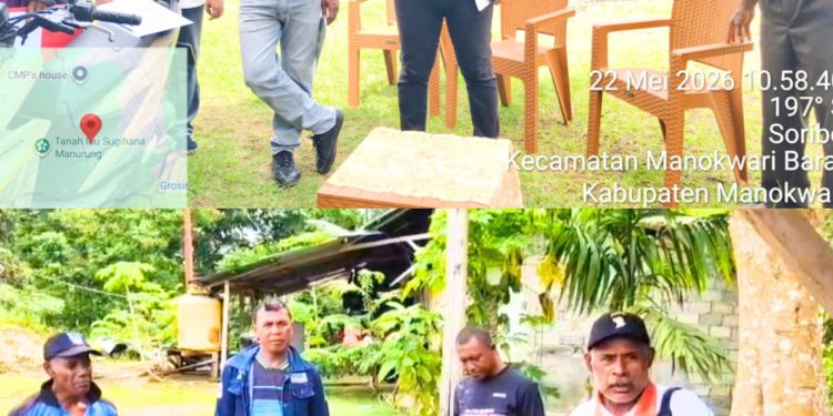 Kantah Manokwari Laksanakan Penelitian Lapangan atas Sengketa Tanah