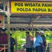 Pemkab Manokwari dan Polda Papua Barat Hadirkan Pos Wisata di Pantai Pasir Putih