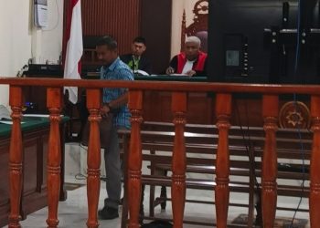 Dibacakan Malam Hari, Mantan Kepala BPKAD Kota Sorong Dituntut Jaksa Enam Tahun Penjara