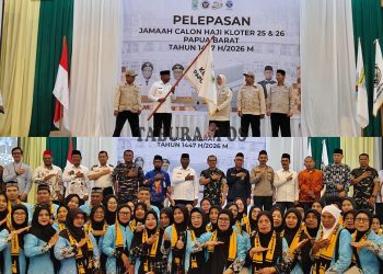 Pelepasan JCH Asal Papua Barat, Gubernur Ingatkan Tinggalkan Sifat dan Perilaku yang Kurangi Nilai Ibadah